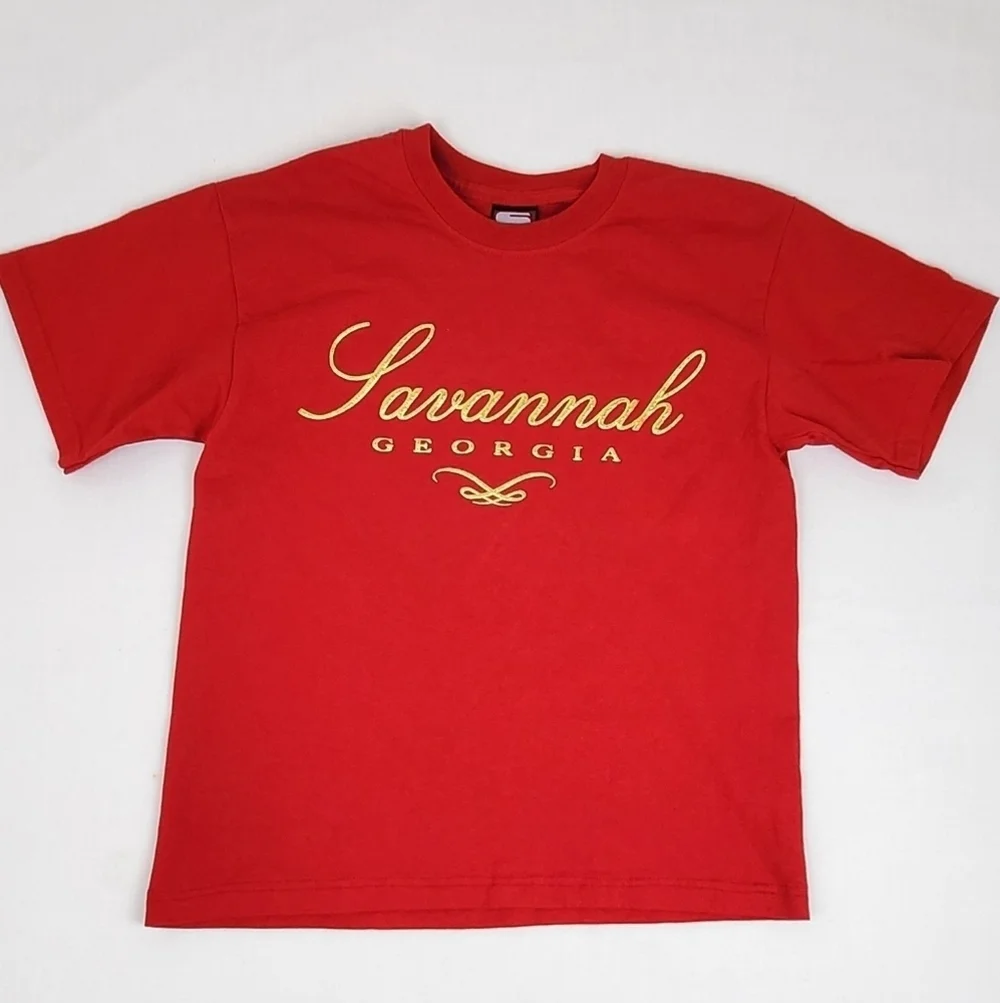 Savannah Georgia Made In USA Cotton Tee. Size Medium.